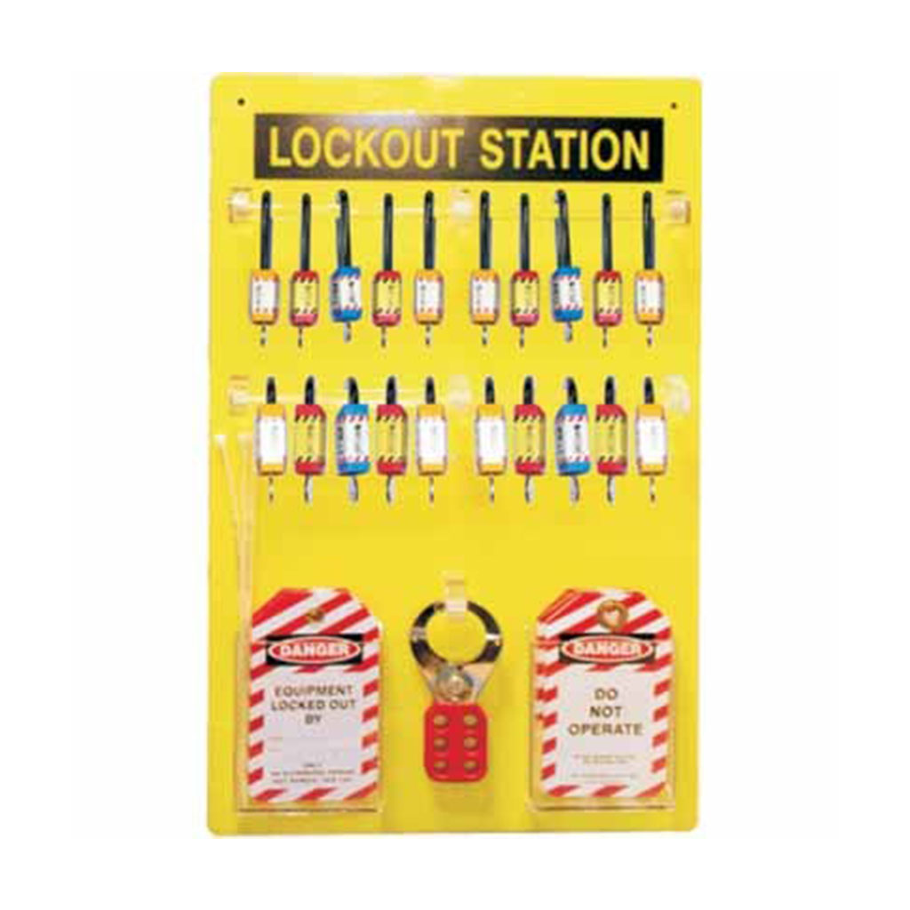 20 Lock Lockout Station - Complete